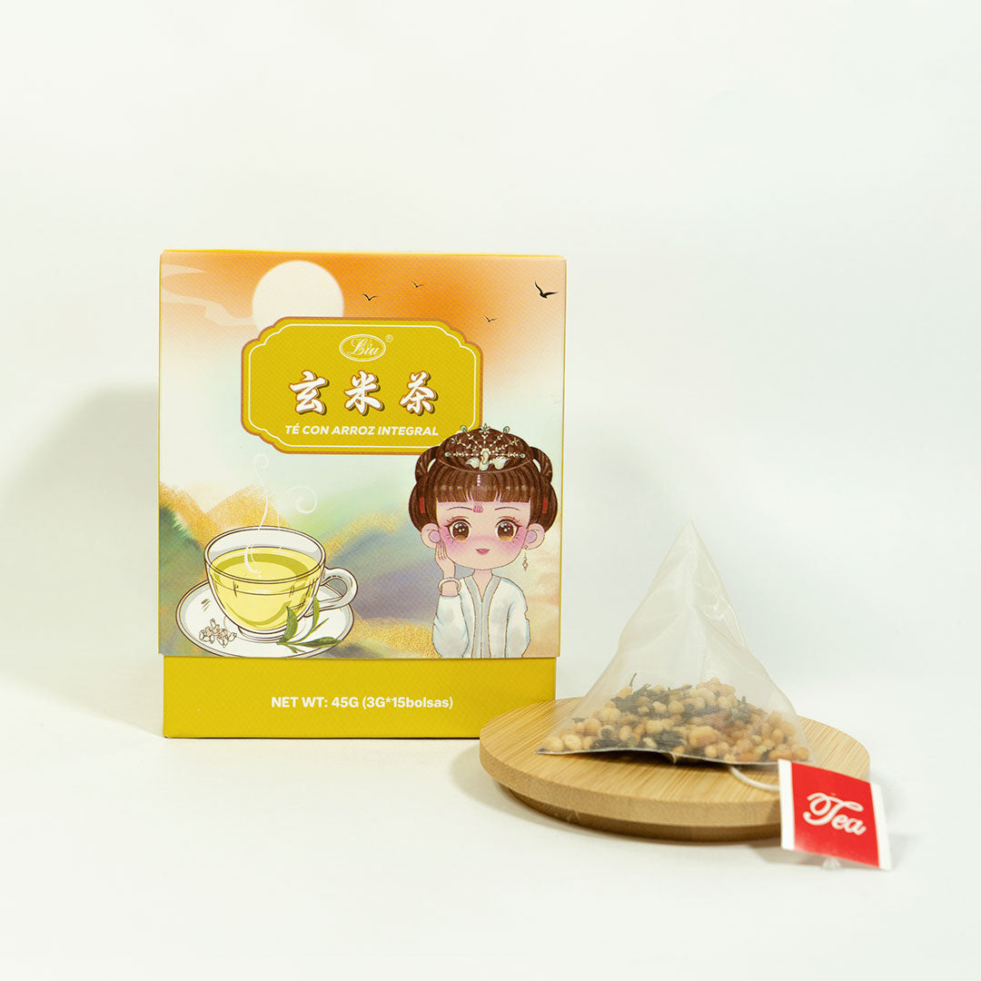 Té con arroz integral